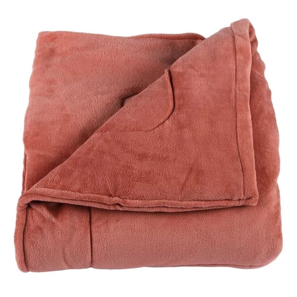 Edredom Provence Liso Queen 2,20M X 2,40M Havan Casa - Argila