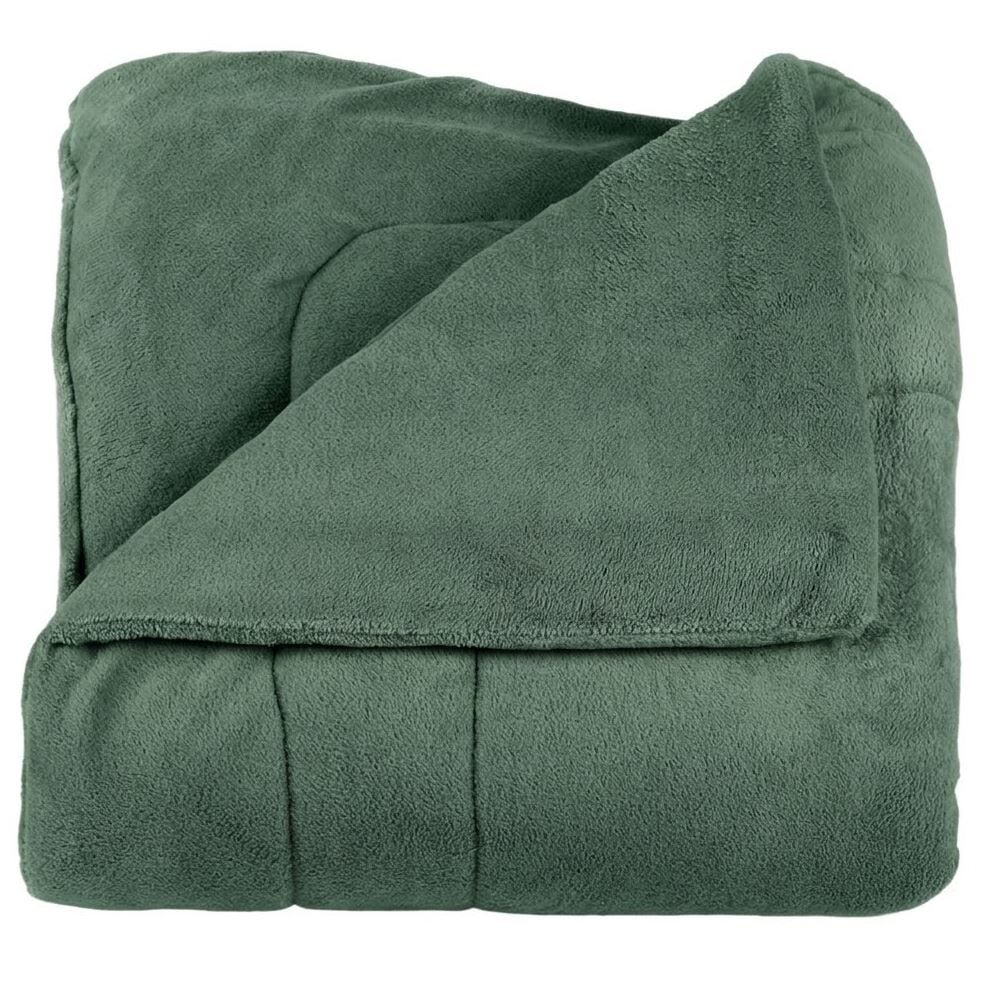 Edredom Provence Liso Queen 2,20M X 2,40M Havan Casa - Verde