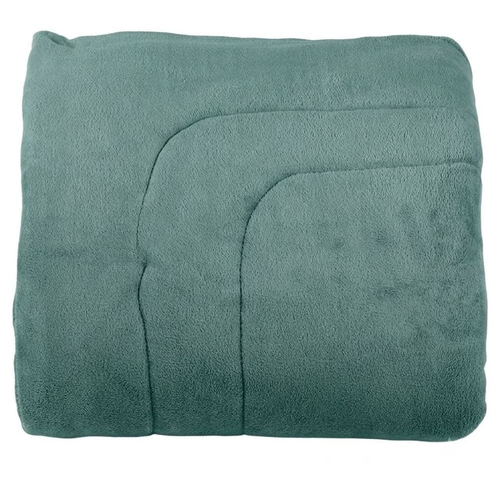 Edredom Provence Liso Queen 2,20M X 2,40M Havan Casa - Verde