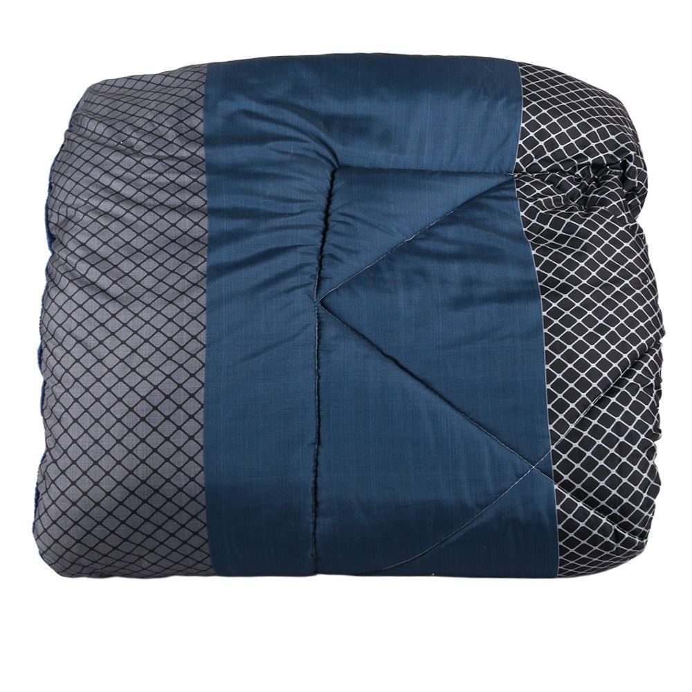 Edredom Queen Dupla Face Plush Versátile Havan Casa - Noah Azul