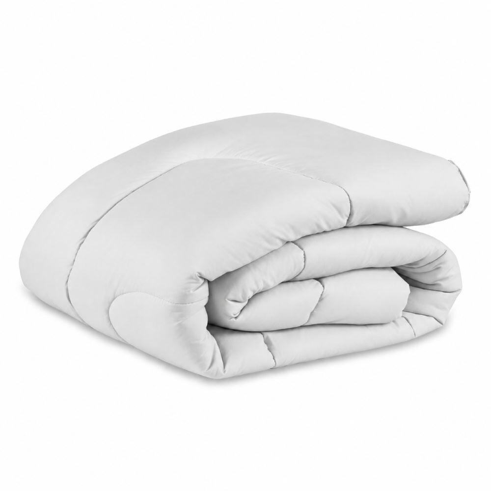 Edredom Queen/King 100% Algodão Buona Fortuna - Branco Liso Novo