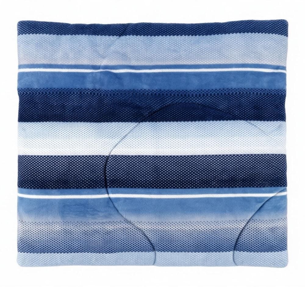 Edredom Queen Plush Inove Provence Havan Casa - Theo Geo Azul