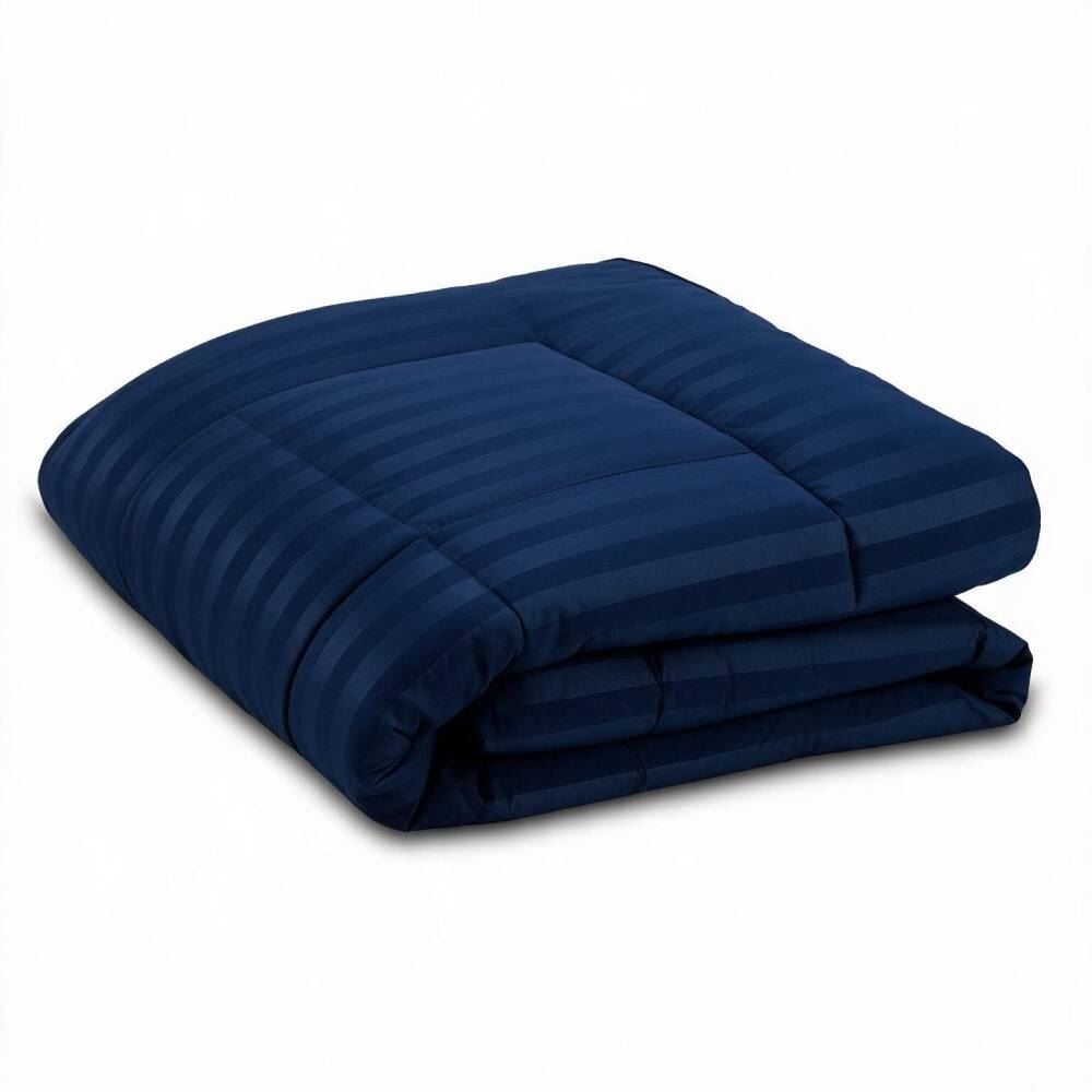 Edredom Queen Toque de Pluma Firenze Havan Casa - Azul Marinho