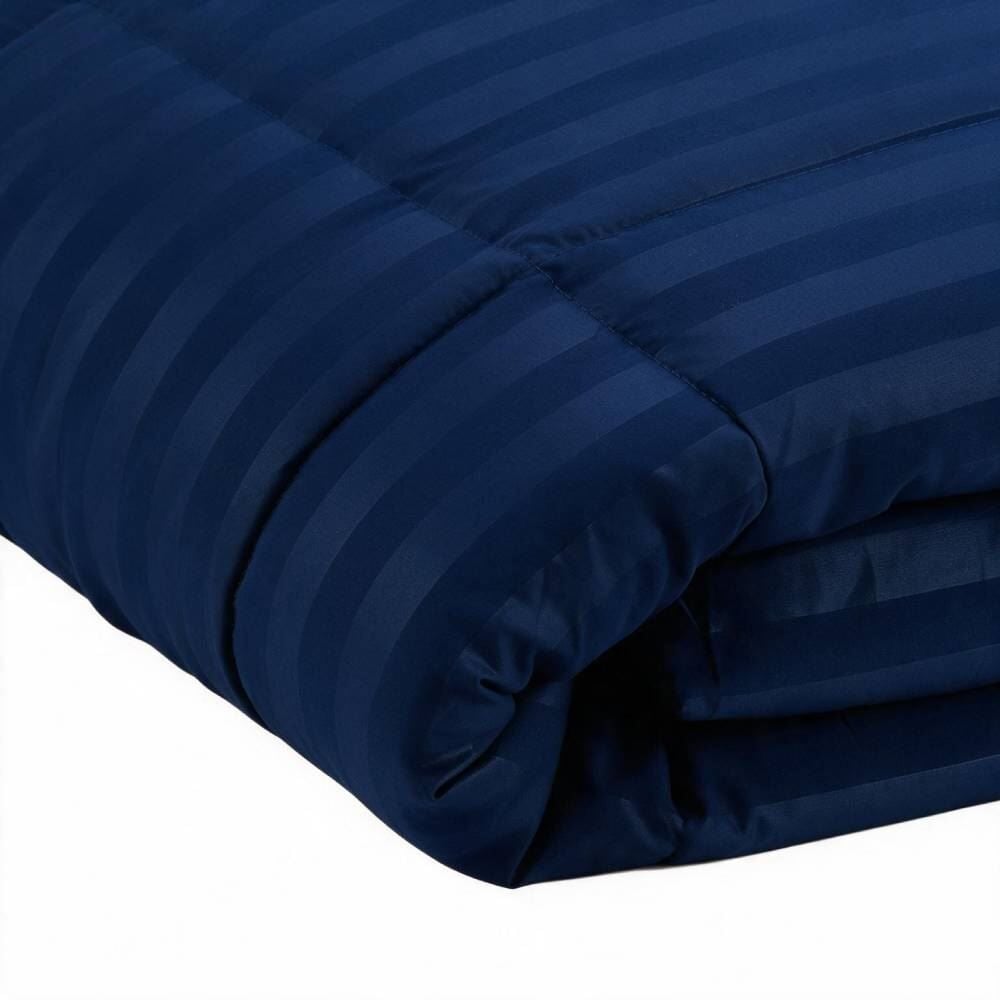 Edredom Queen Toque de Pluma Firenze Havan Casa - Azul Marinho