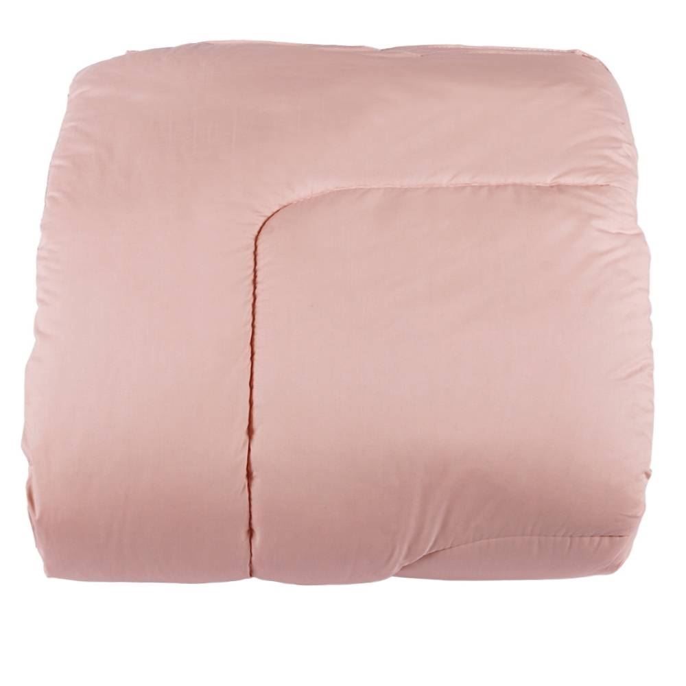 Edredom Solteiro 100% Algodão Buona Fortuna - Rosa Liso Novo