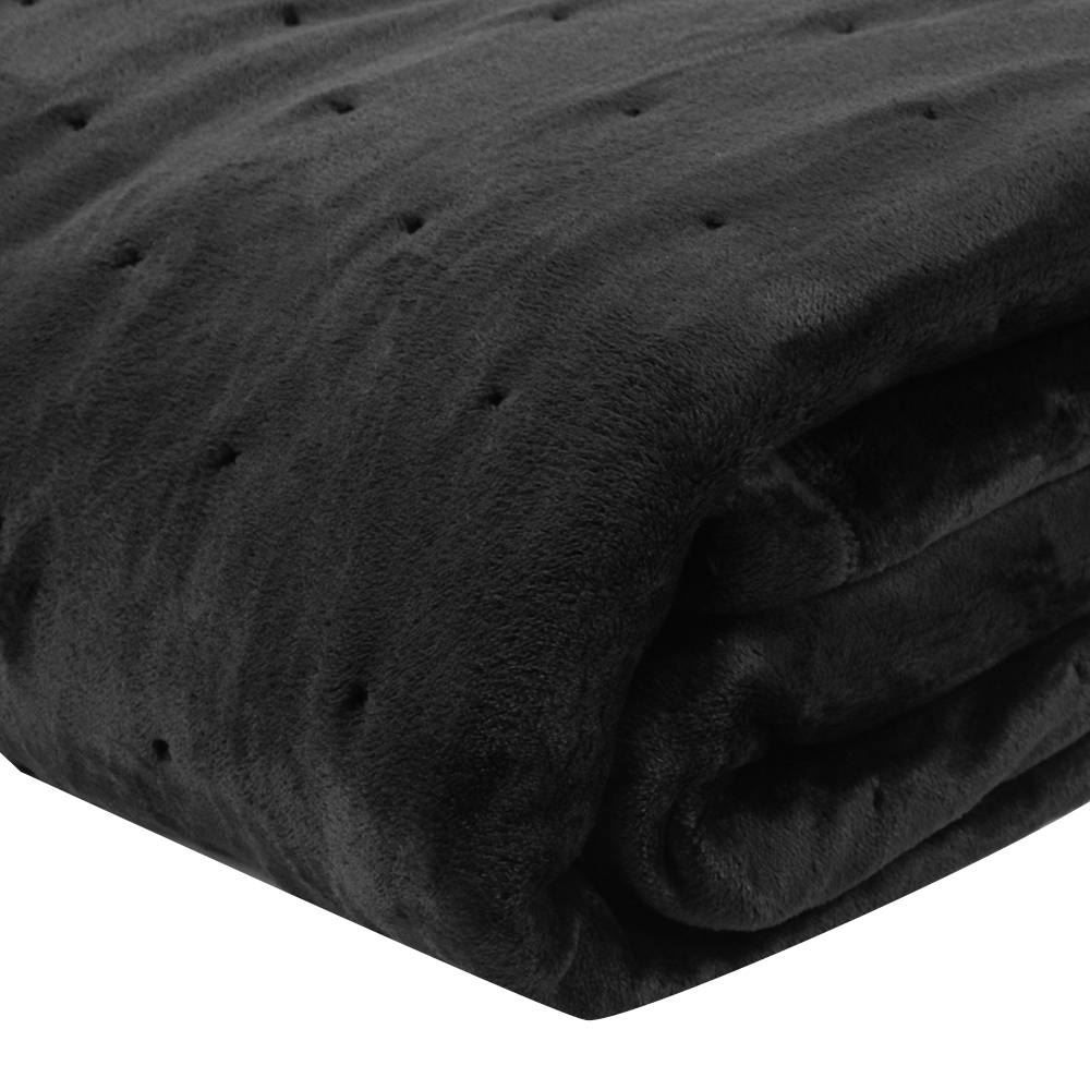 Edredom Solteiro 100% Poliéster Siena Ultraplush Havan Casa - Onix