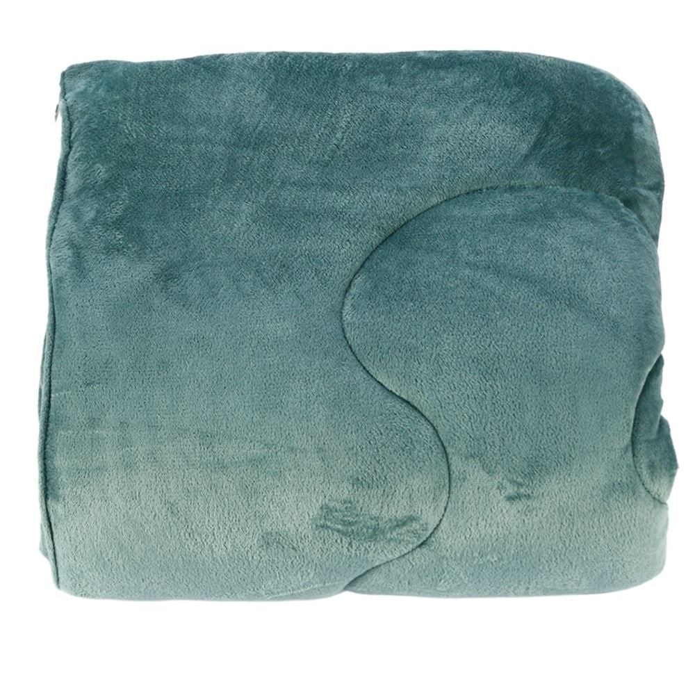 Edredom Solteiro Plush Inove Provence Havan Casa - Verde