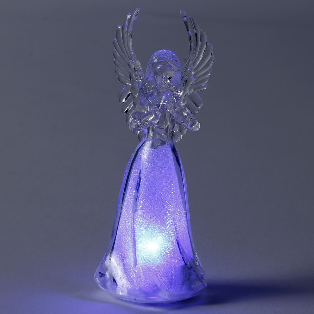 Enfeite Natalino Anjo com Led 10 cm Havan Casa - 28698