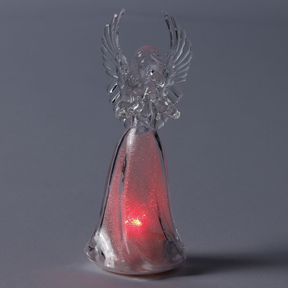 Enfeite Natalino Anjo com Led 10 cm Havan Casa - 28698