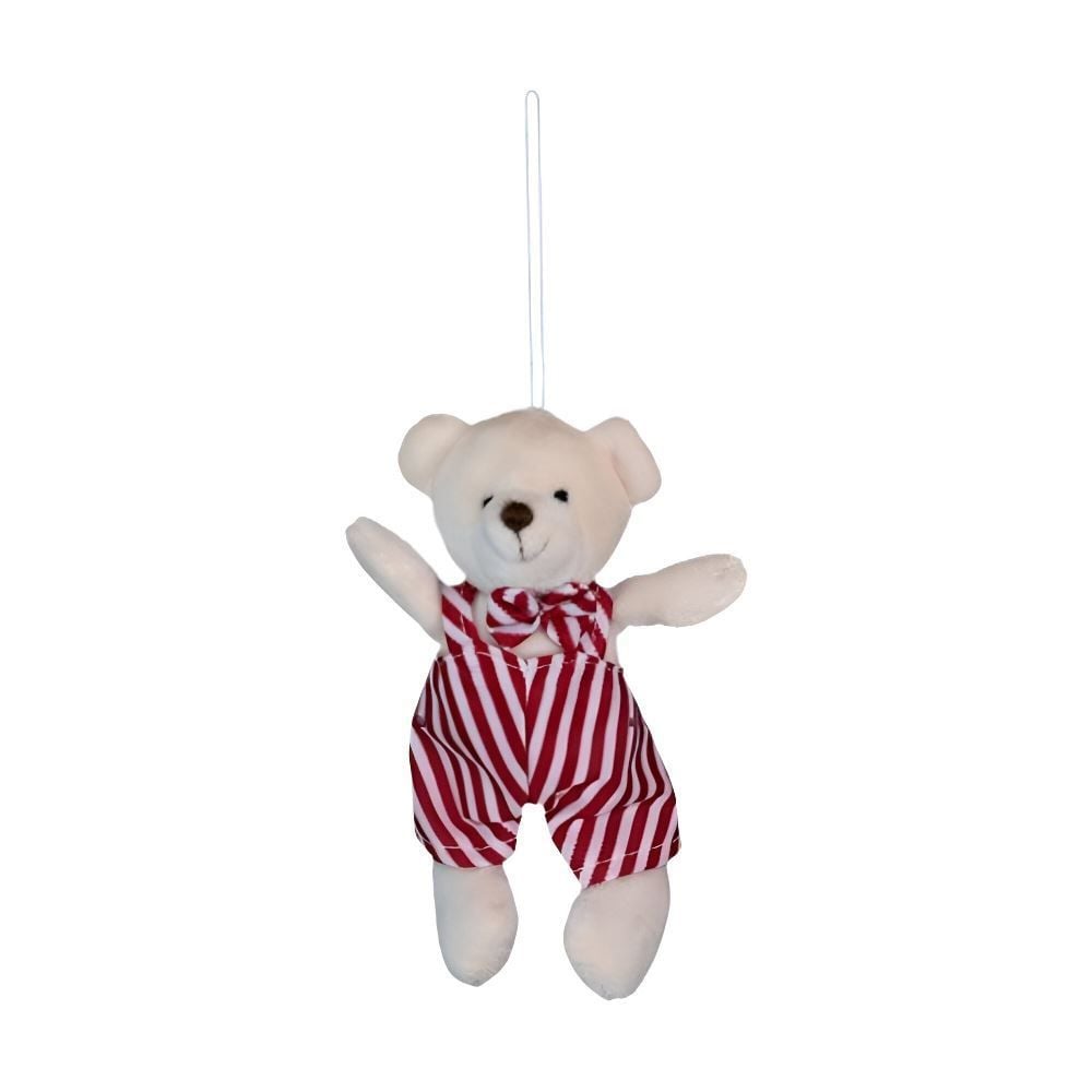 Enfeite Natalino Urso Listras Tuut 12Cm - Sortido