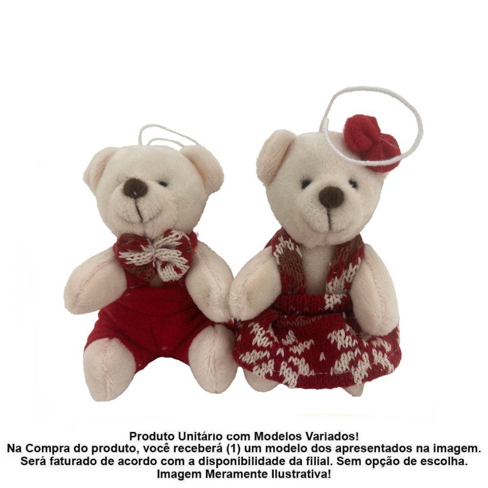 Enfeite Natalino Urso Tuut 10Cm - Sortido