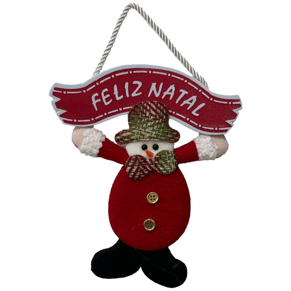 Enfeite Pendurar Papai Noel 24 Cm Rio Master - Sortido
