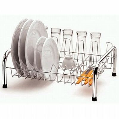 Escorredor De Louças Pratik Arthi - Aço Inox