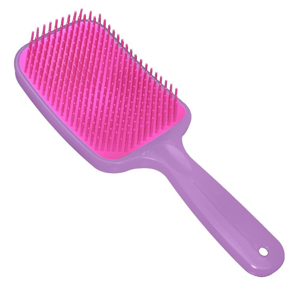 Escova Mágica Quadrada Lilás E Rosa Corpus - Lilás e rosa
