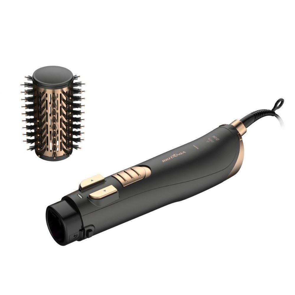 Escova Rotativa Britânia 2 em 1 1300W Gold Bivolt Ber21pd