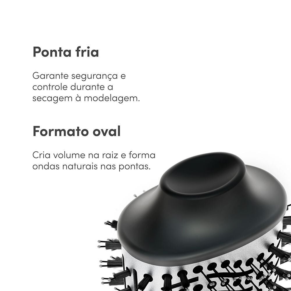 Escova Secadora 4 em 1 Wap Essencial Ws1200 Bivolt Multicerdas - Bivolt Manual