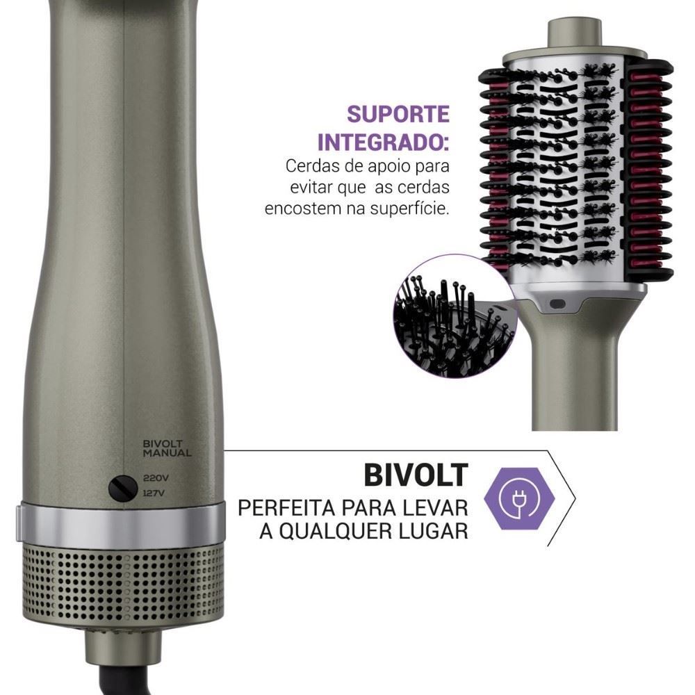 Escova Secadora Philco 1300W Multicerdas 4 em 1 Pes30 - Bivolt Manual
