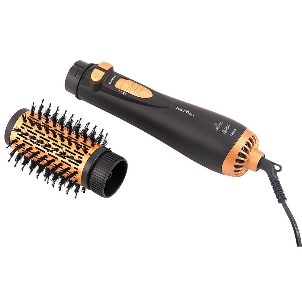 Escova Secadora Rotativa Britânia 3 Temperaturas Ber20pd - Bivolt