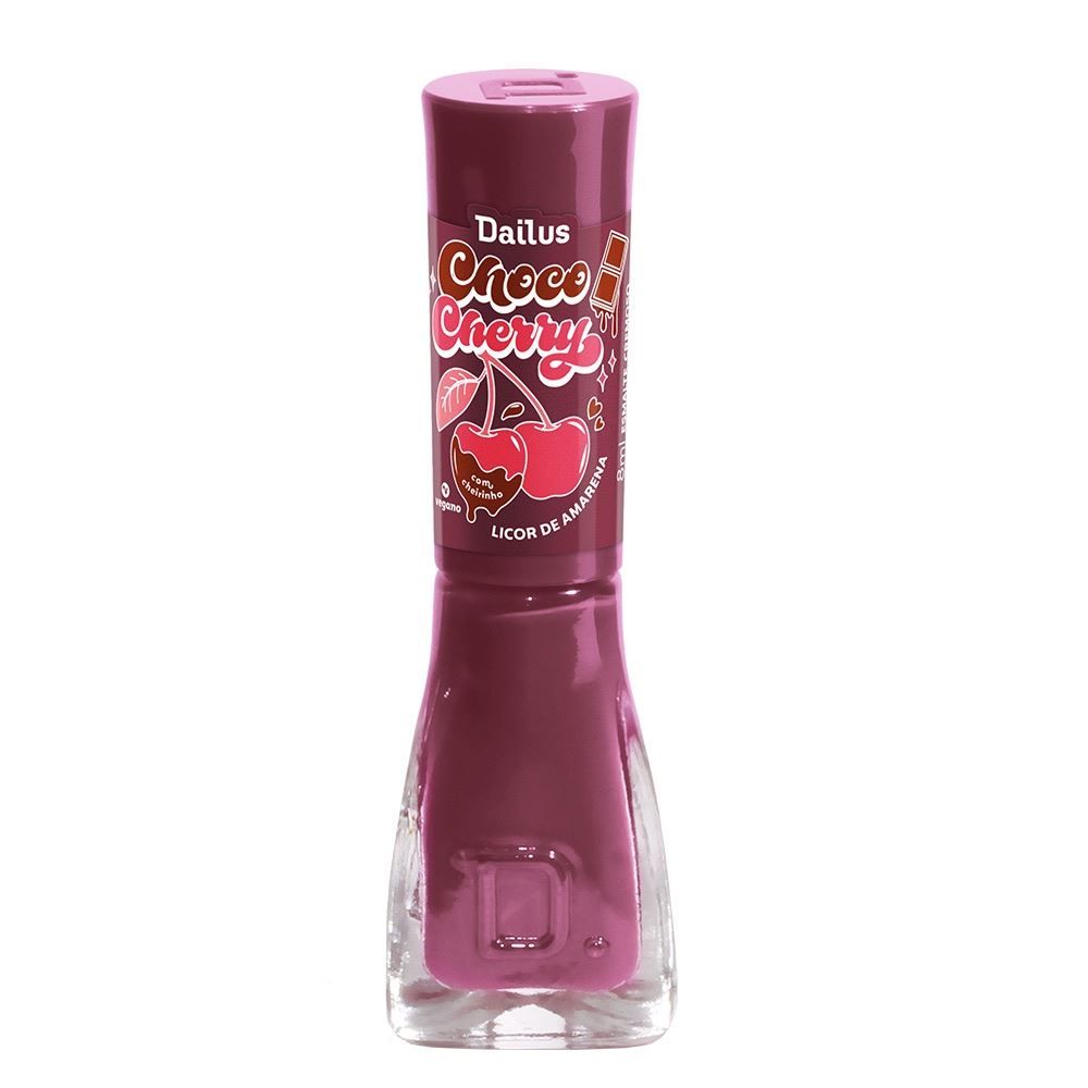 Esmalte Cremoso Dailus Choco Cherry 8Ml - LICOR DE AMARENA