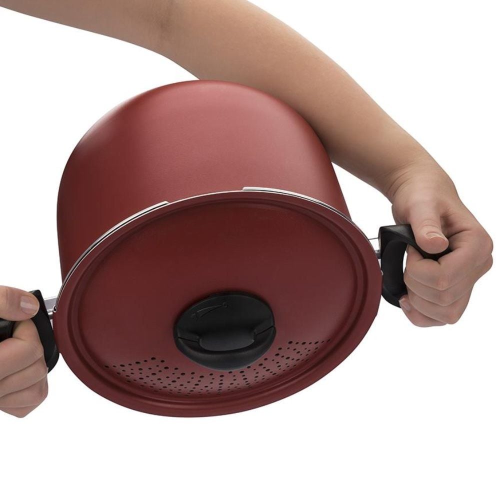Espagueteira Em Alumínio Especiarias Brinox 5,7 Litros - Cereja