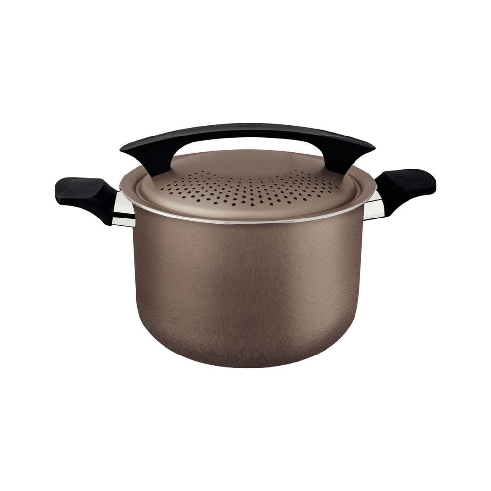 Espagueteira Milazzo Tramontina Starflon 22 Cm - AMENDOA