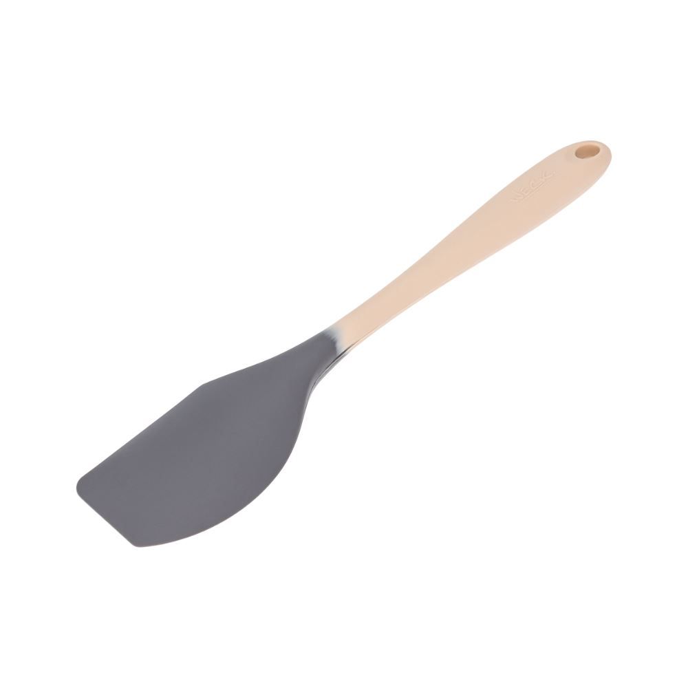 Espatula Arredondada Silicone Weck 29Cm Creme/Cinza