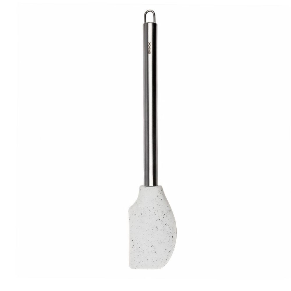 Espátula Silicone e Cabo em Aço Inox Brinox 33 cm - Vanilla
