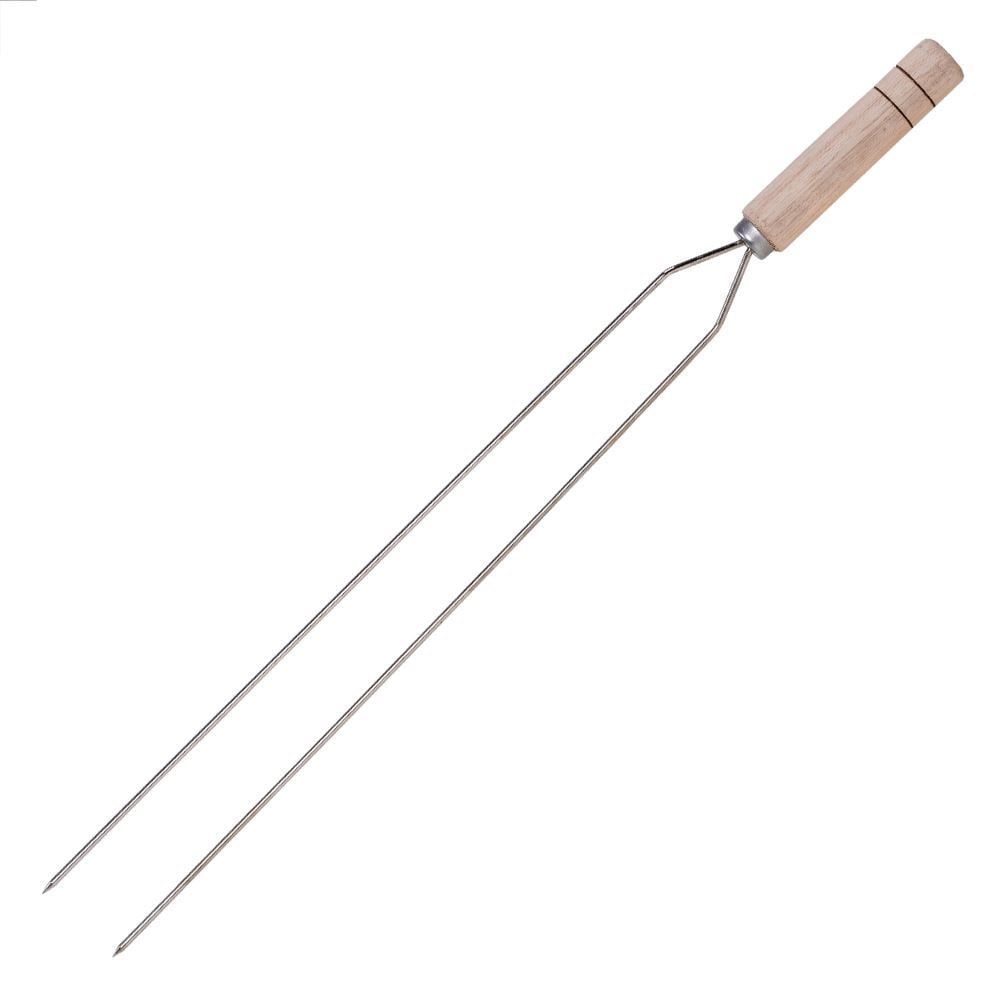 Espeto Duplo 65Cm Niquelado Stolf - 506-STD