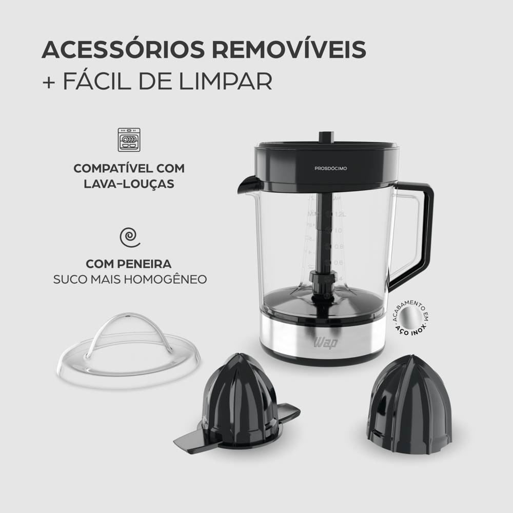 Espremedor de Frutas Elétrico WAP 1,2 Litro WJ1200