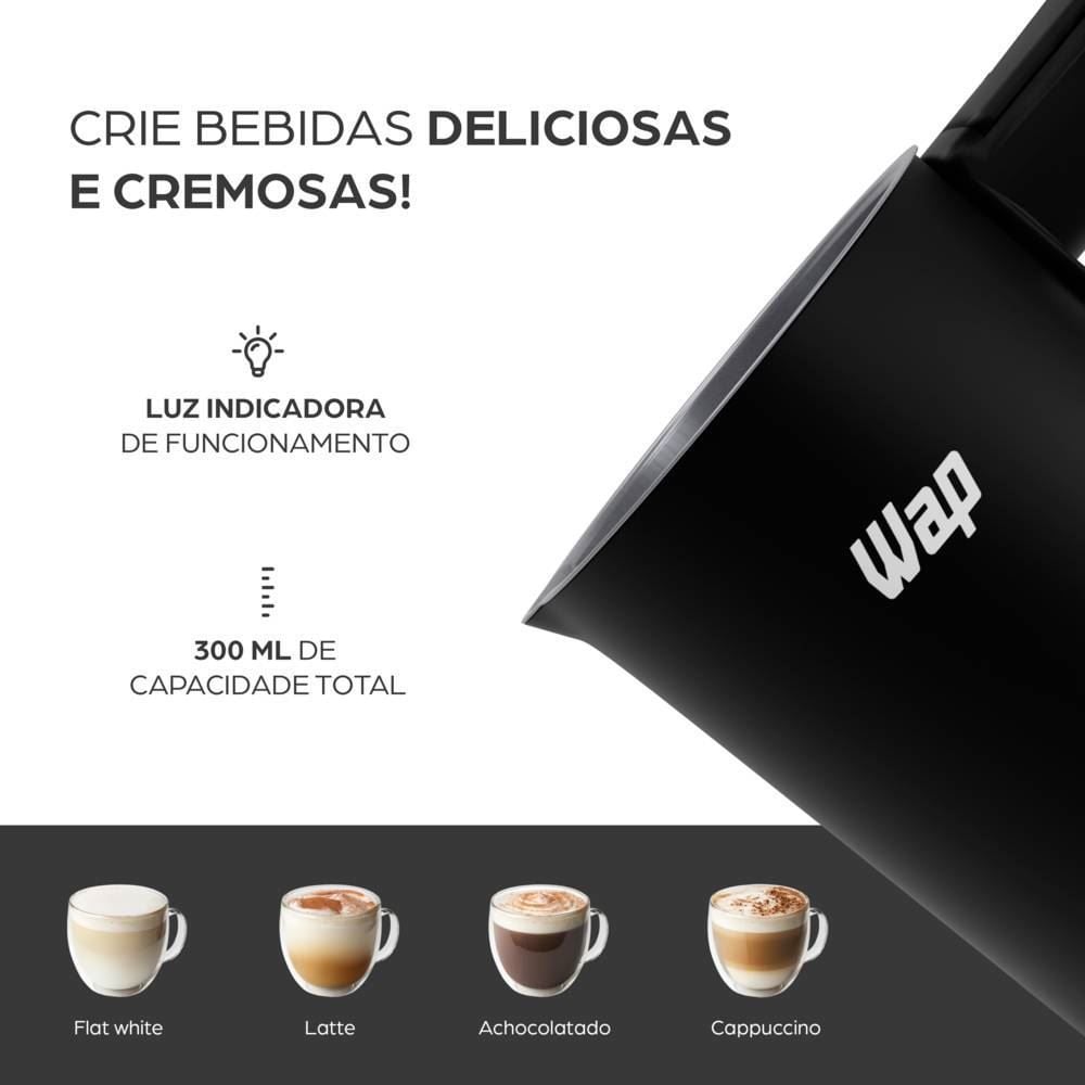 Espumador De Leite Elétrico WAP 4 em 1 WE300