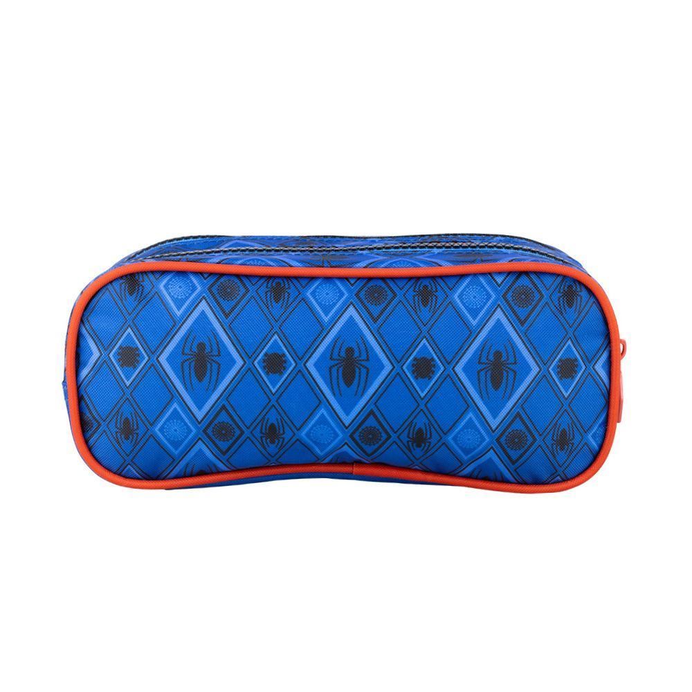 Estojo Duplo Infantil Homem Aranha Xeryus - Azul