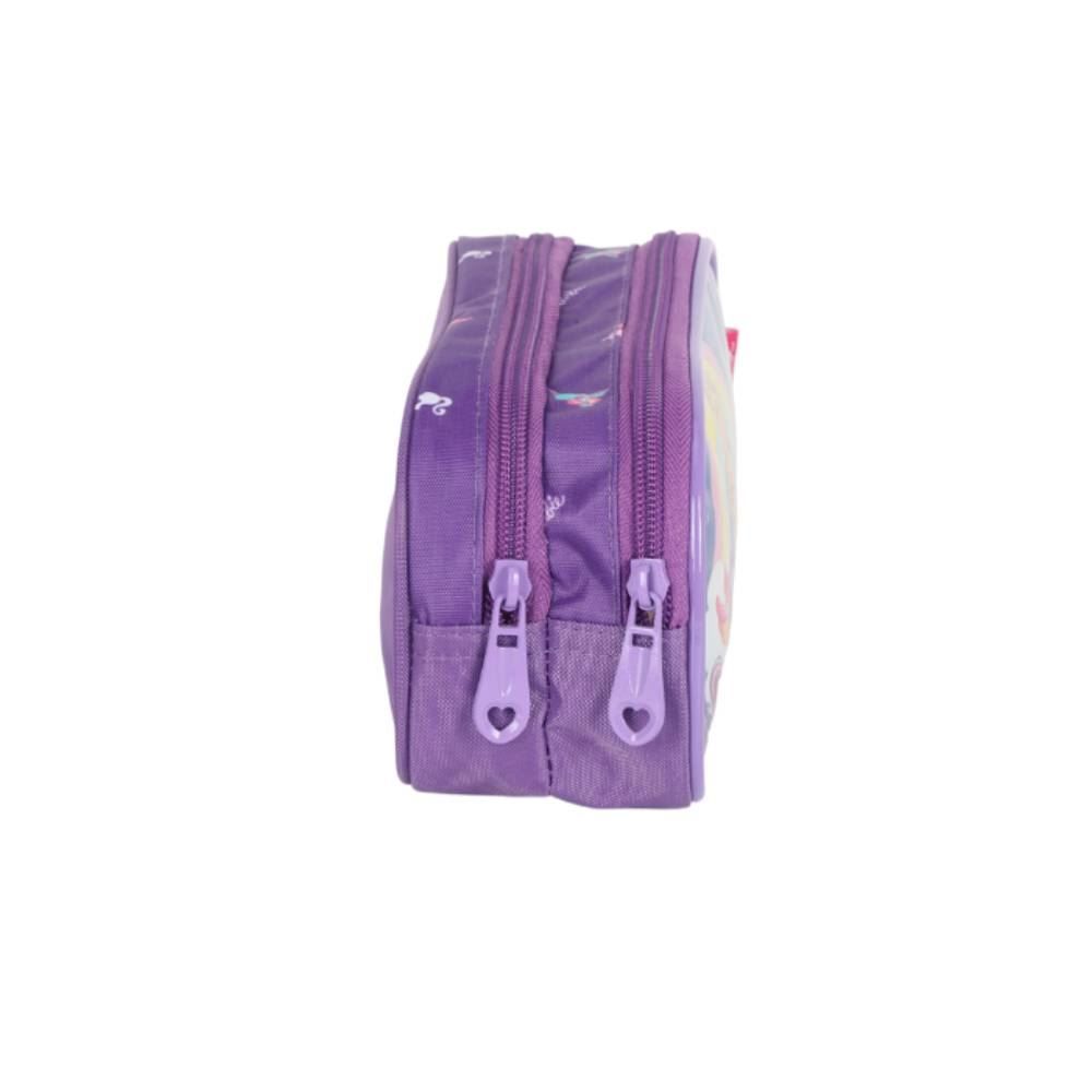 Estojo Duplo Infantil Luxel Barbie - Sortido
