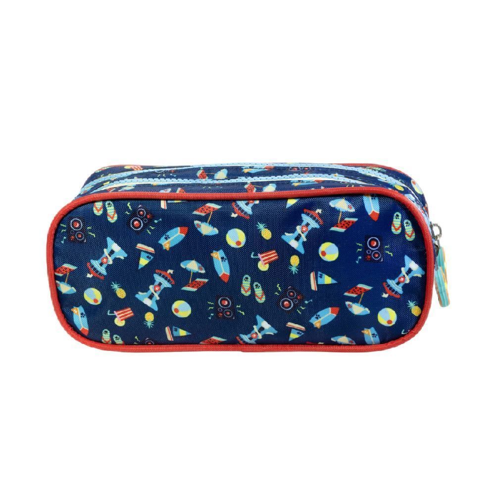 Estojo Duplo Infantil Patrulha Canina Xeryus - Azul