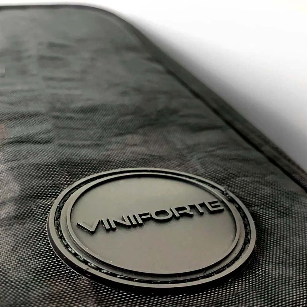 Estojo Escolar Crinkle Viniforte Preto - Retangular