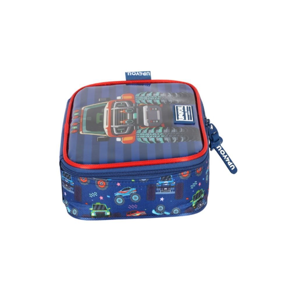 Estojo Retangular Infantil Up Truck Luxcel - Azul