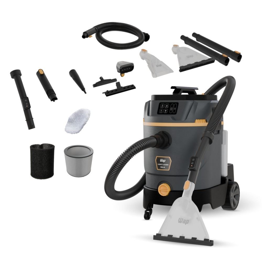 Extratora Barril 4 em 1 Wap Carpet Cleaner Pro 40 Com Vapor