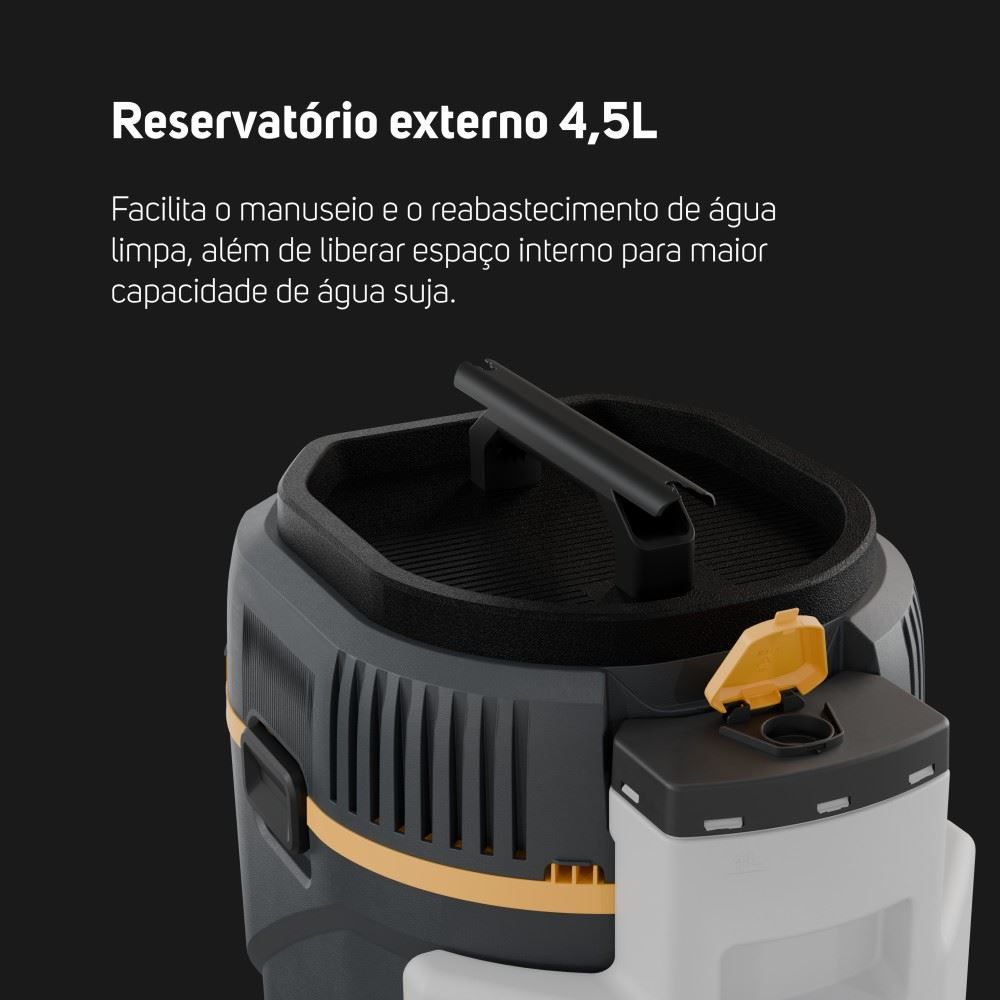 Extratora Barril 4 em 1 Wap Carpet Cleaner Pro 40 Com Vapor