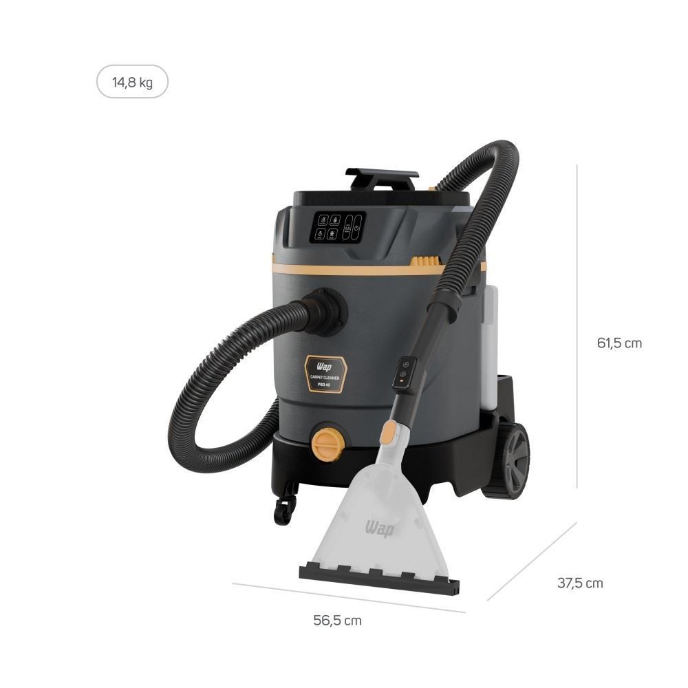 Extratora Barril 4 em 1 Wap Carpet Cleaner Pro 40 Com Vapor