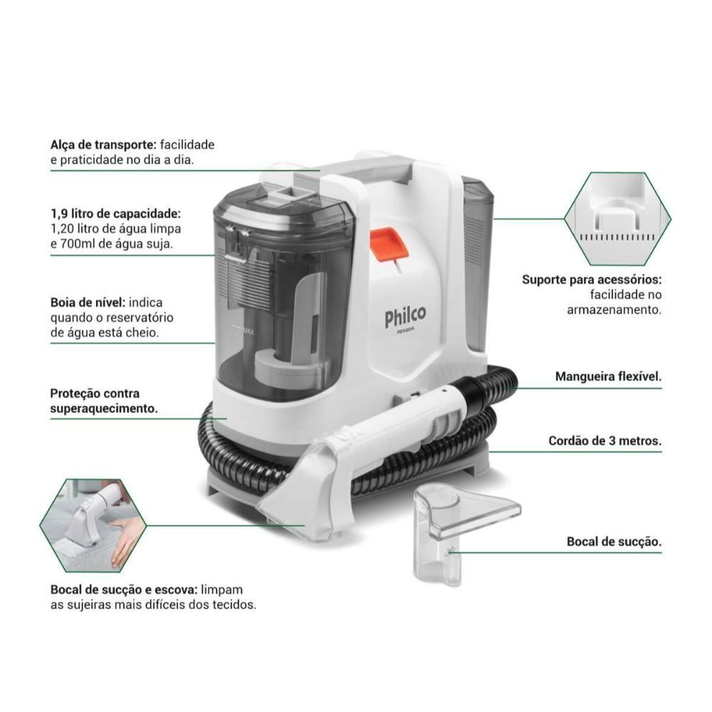 Extratora de Sujeira Philco 3 Em 1 1600W PEX20A