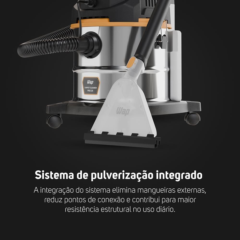 Extratora e Aspirador Barril Wap Carpet Cleaner Pro 25