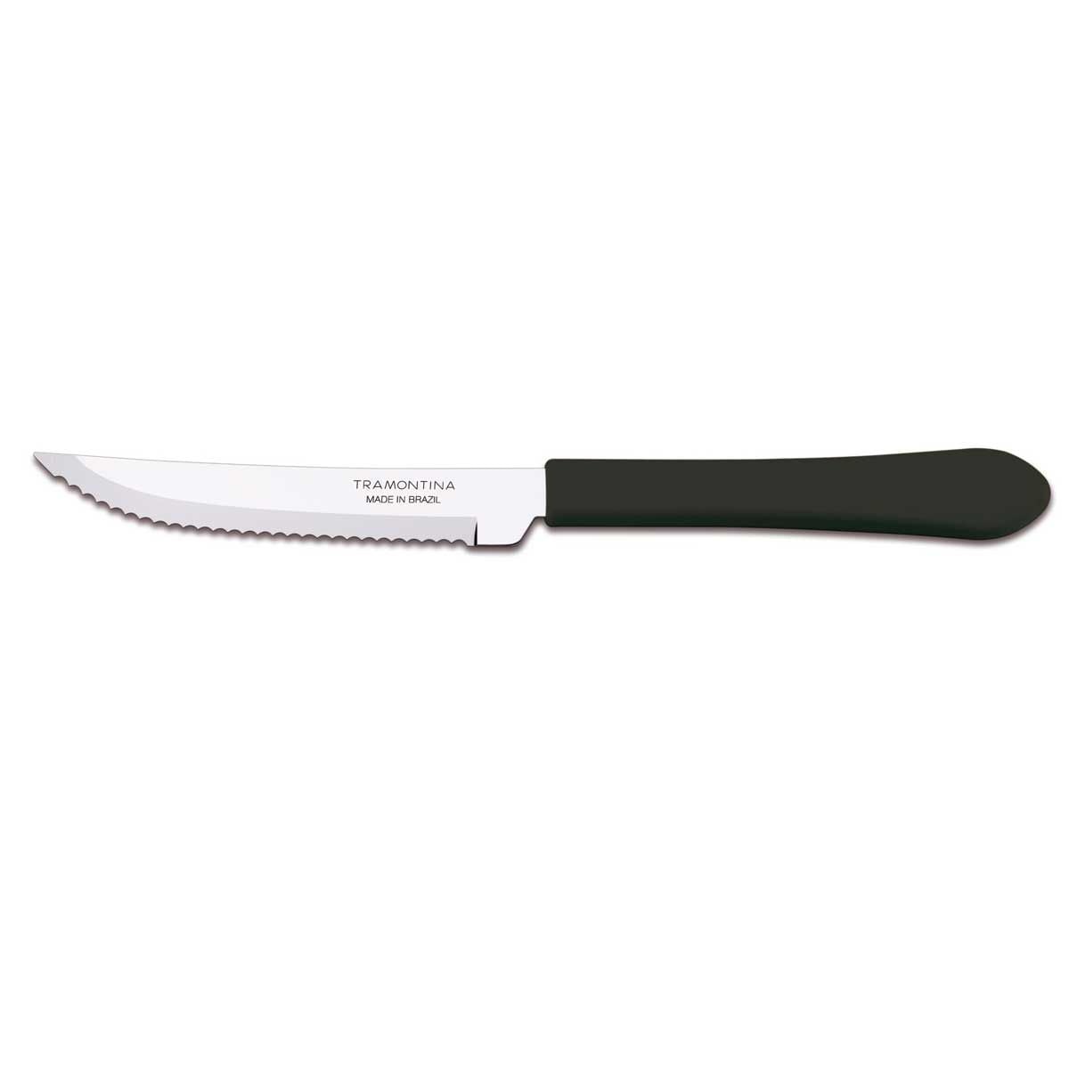 Faca Para Churrasco Leme Tramontina - Preto