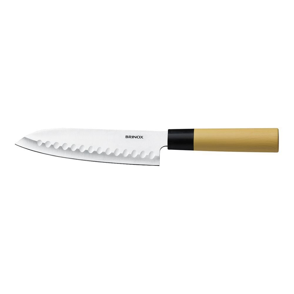 Faca Para Peixe E Legumes Samurai Brinox 7” - Aço Inox