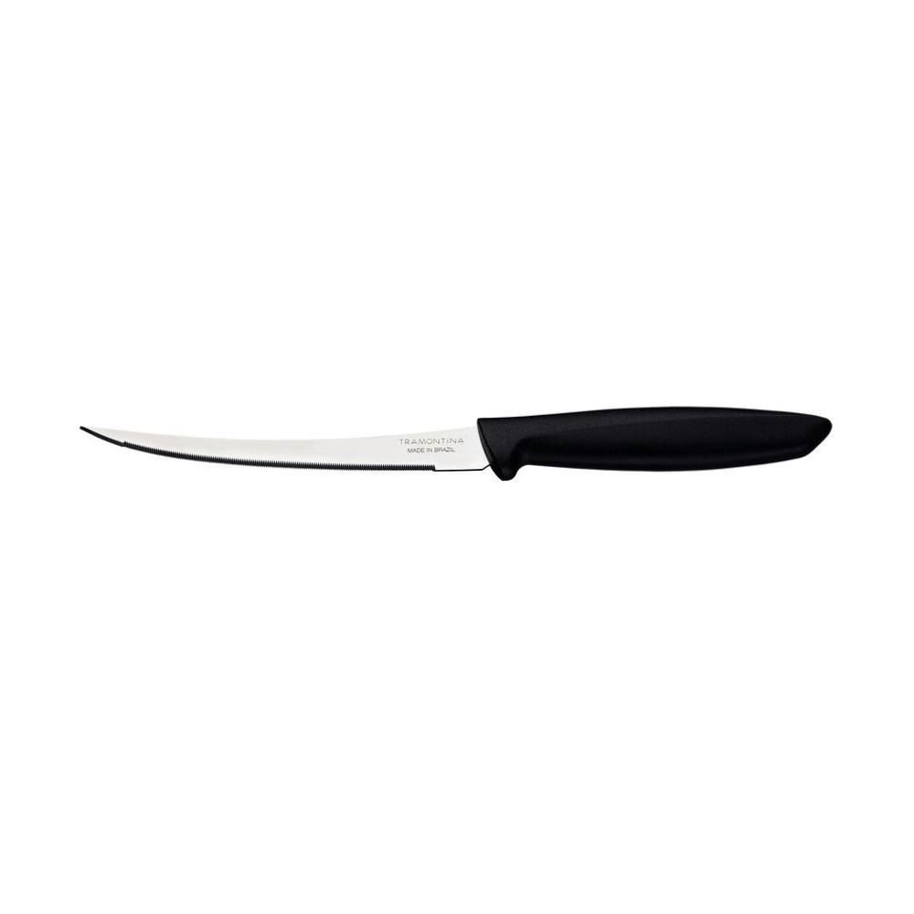 Faca para Tomate Inox Plenus Tramontina - Preto