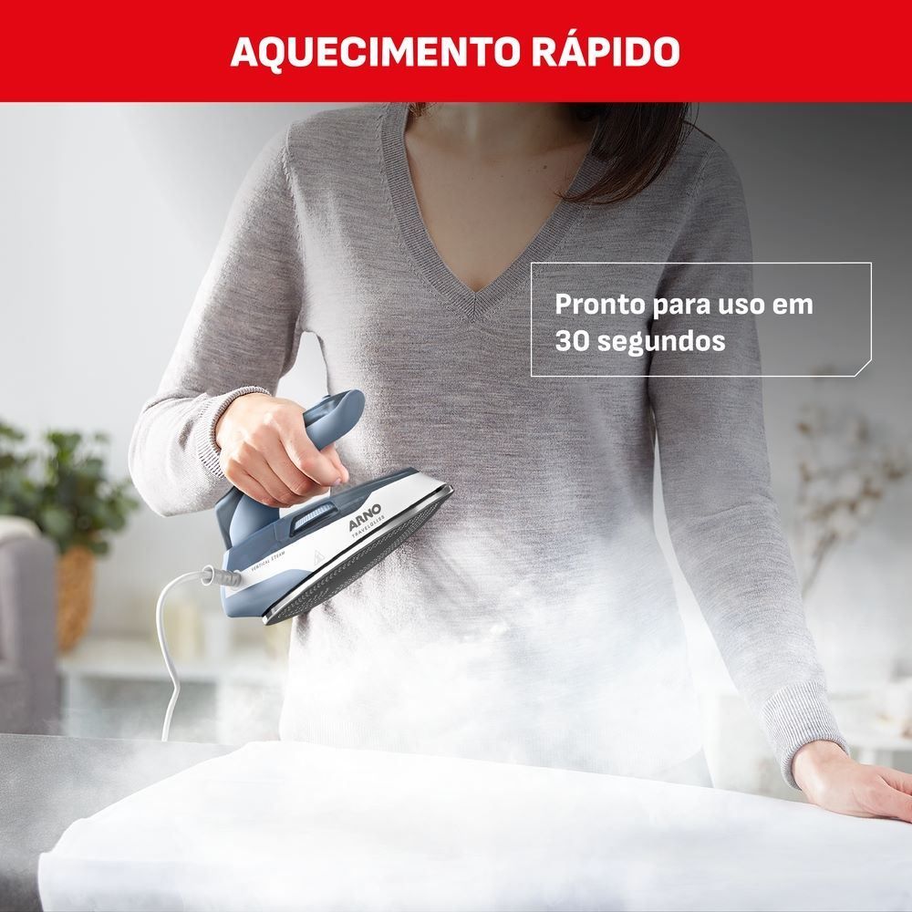 Ferro a Vapor de Viagem Arno Travelgliss Bivolt Fvtb