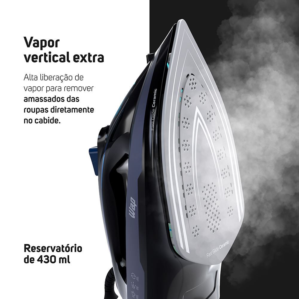 Ferro à Vapor WAP Fast Pass Aquecimento em 15s