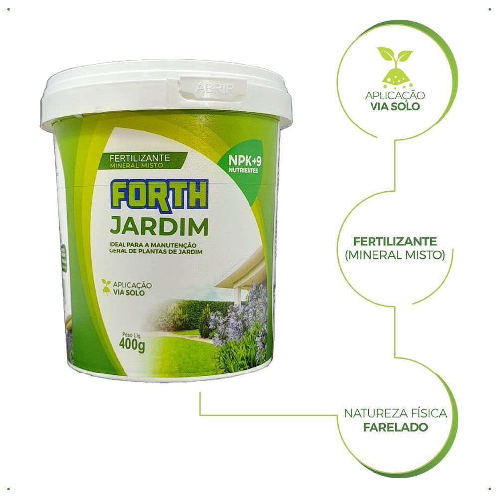 Fertilizantes para Jardim 400G Forth - Jardim