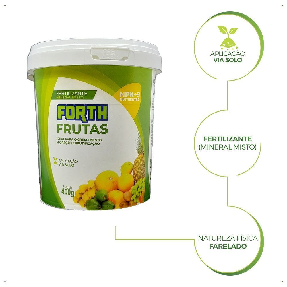 Fertilizantes para Jardim 400G Forth - Frutas