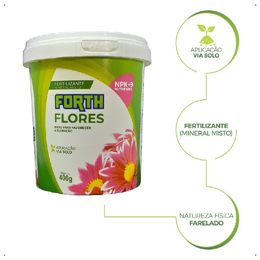 Fertilizantes para Jardim 400G Forth - Flores