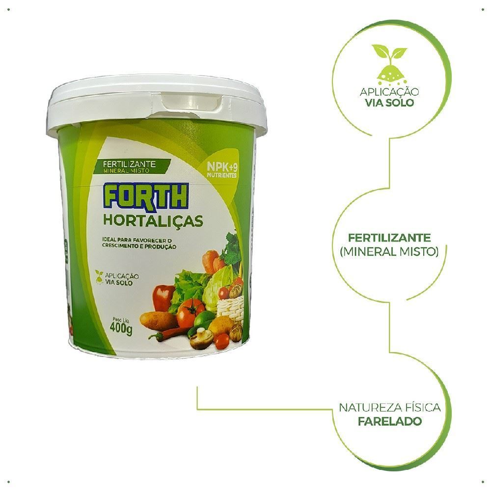 Fertilizantes para Jardim 400G Forth - Hortaliças