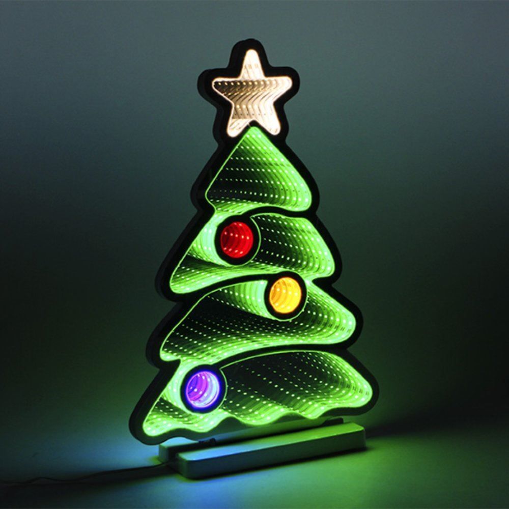 Árvore de Natal Iluminada Led Luz Infinita Taschibra